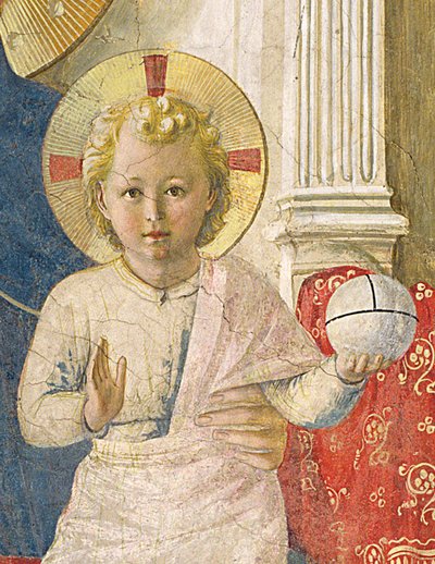 Madonna of the Shadows, 1450 (detail) by Fra Angelico